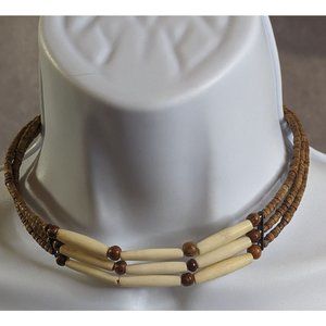 Wooden Memory Wire Choker